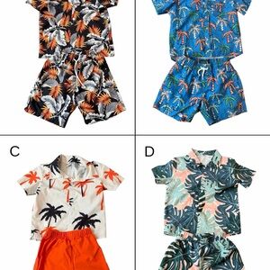 Boys size 5 tropical swim & travel sets
